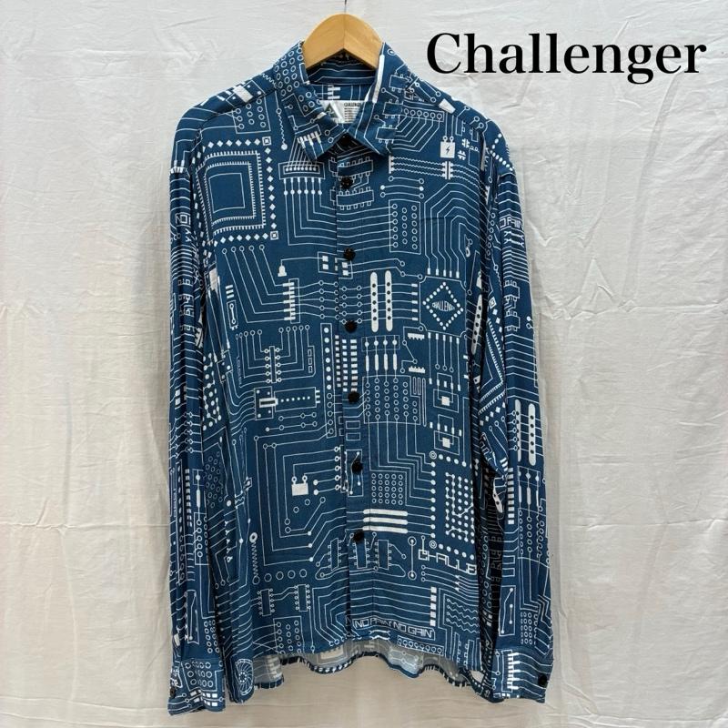 チャレンジャー CHALLENGER シャツ、ブラウス 長袖 21ss L/S CIRCUIT SHIRT サーキット シャツ CLG-SH 021-001 L メンズ USED 古着 中古 50163022