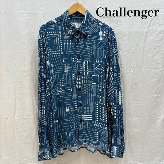 チャレンジャー CHALLENGER シャツ、ブラウス 長袖 21ss L/S CIRCUIT SHIRT サーキット シャツ CLG-SH 021-001 L メンズ USED 古着 中古 50163022