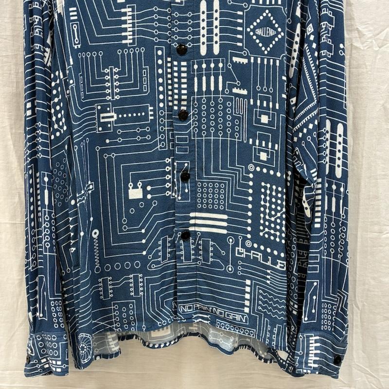 チャレンジャー CHALLENGER シャツ、ブラウス 長袖 21ss L/S CIRCUIT SHIRT サーキット シャツ CLG-SH 021-001 L メンズ USED 古着 中古 50163022