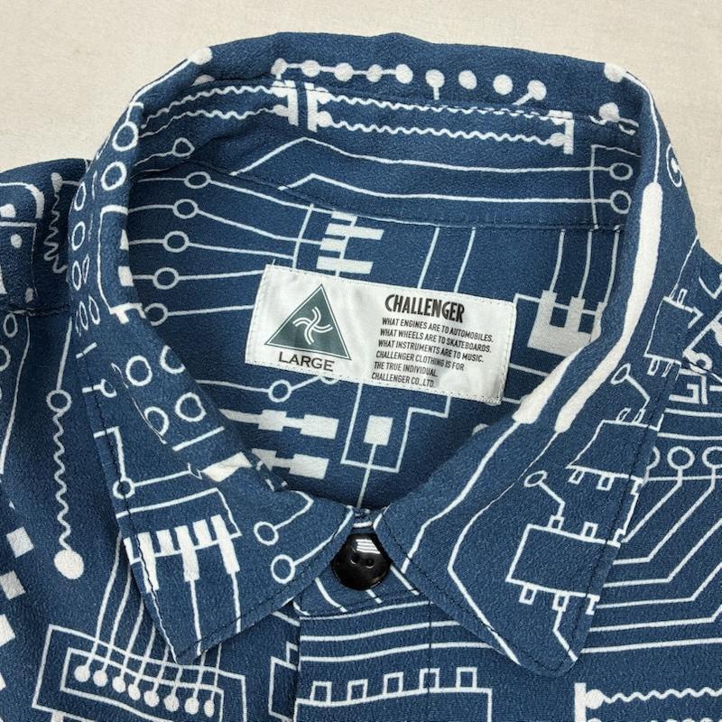 チャレンジャー CHALLENGER シャツ、ブラウス 長袖 21ss L/S CIRCUIT SHIRT サーキット シャツ CLG-SH 021-001 L メンズ USED 古着 中古 50163022