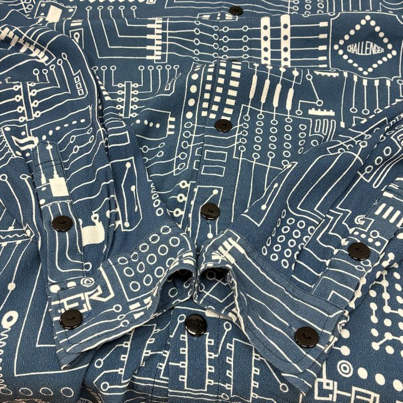 チャレンジャー CHALLENGER シャツ、ブラウス 長袖 21ss L/S CIRCUIT SHIRT サーキット シャツ CLG-SH 021-001 L メンズ USED 古着 中古 50163022
