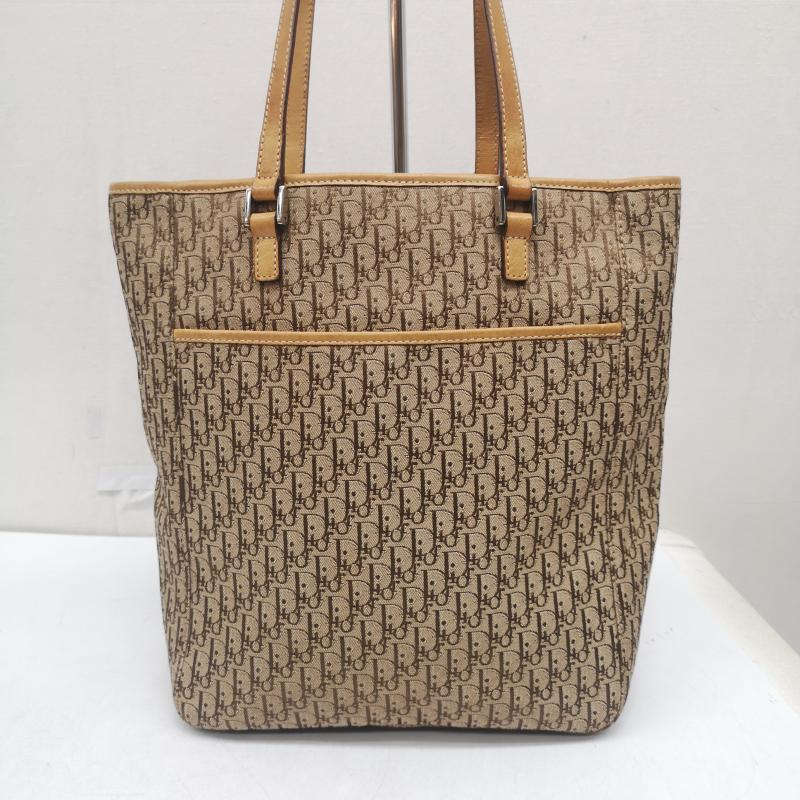 クリスチャンディオール Christian Dior トートバッグ トートバッグ トロッター トートバッグ キャンバス BO L 0073 - ベージュ / ベージュ / beige レディース USED 古着 中古 50163031