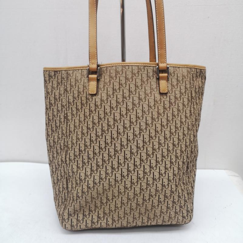 クリスチャンディオール Christian Dior トートバッグ トートバッグ トロッター トートバッグ キャンバス BO L 0073 - ベージュ / ベージュ / beige レディース USED 古着 中古 50163031