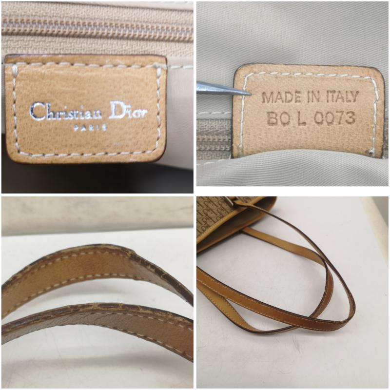 クリスチャンディオール Christian Dior トートバッグ トートバッグ トロッター トートバッグ キャンバス BO L 0073 - ベージュ / ベージュ / beige レディース USED 古着 中古 50163031
