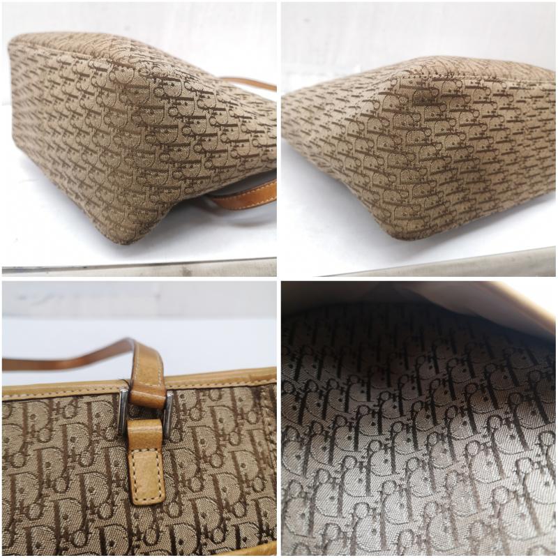 クリスチャンディオール Christian Dior トートバッグ トートバッグ トロッター トートバッグ キャンバス BO L 0073 - ベージュ / ベージュ / beige レディース USED 古着 中古 50163031