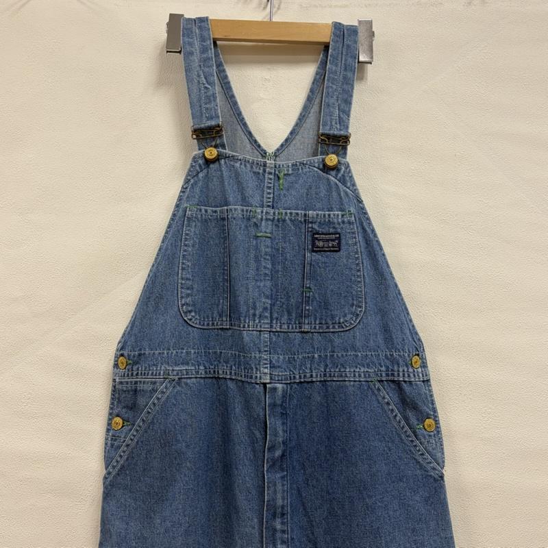 リーバイス Levi s サロペット・オーバーオール サロペット、オーバーオール デニム オーバーオール USA製 ペインターパンツ ワーク ワイド リラックスフィット 36 ワンポイント X ロゴ、文字 青 / ブルー / blue メンズ USED 古着 中古 50163032