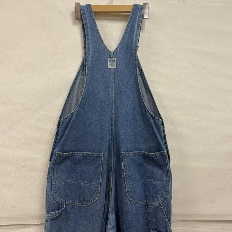 リーバイス Levi s サロペット・オーバーオール サロペット、オーバーオール デニム オーバーオール USA製 ペインターパンツ ワーク ワイド リラックスフィット 36 ワンポイント X ロゴ、文字 青 / ブルー / blue メンズ USED 古着 中古 50163032