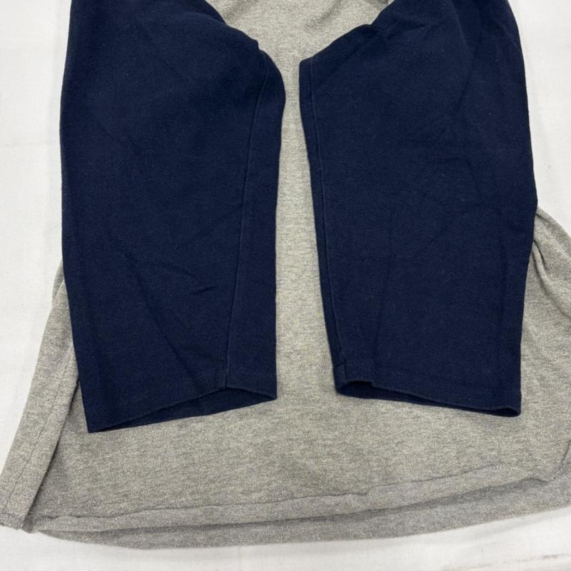 ニードルス Needles Tシャツ 七分袖 長袖 七分袖 ラグランスリーブ Tシャツ ロンT ラメ M 無地 灰 / グレー / gray X 紺 / ネイビー / navy X 金 / ゴールド / gold color メンズ USED 古着 中古 50163037