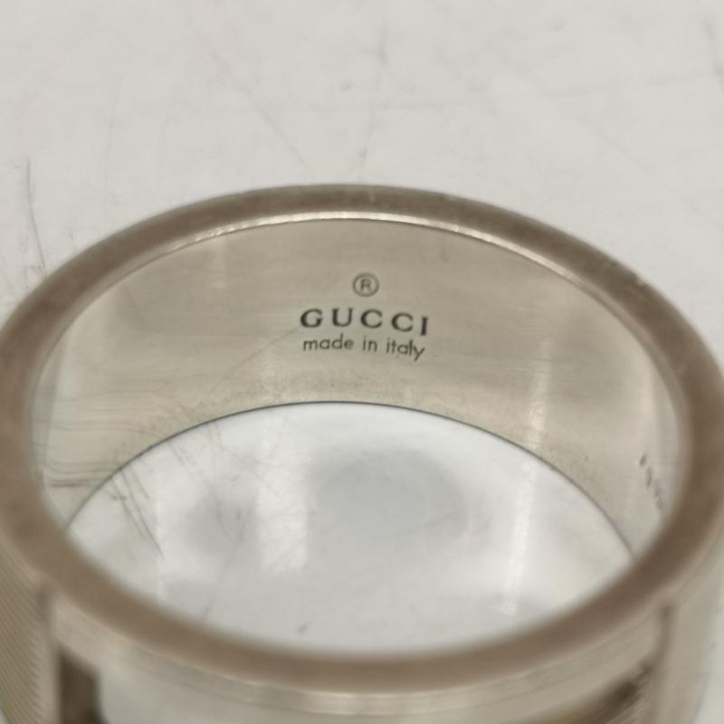 グッチ GUCCI アクセサリー 指輪 ブランデットG リング シルバー925 1695 18号 - 銀 / シルバー / silver color メンズ USED 古着 中古 50163047