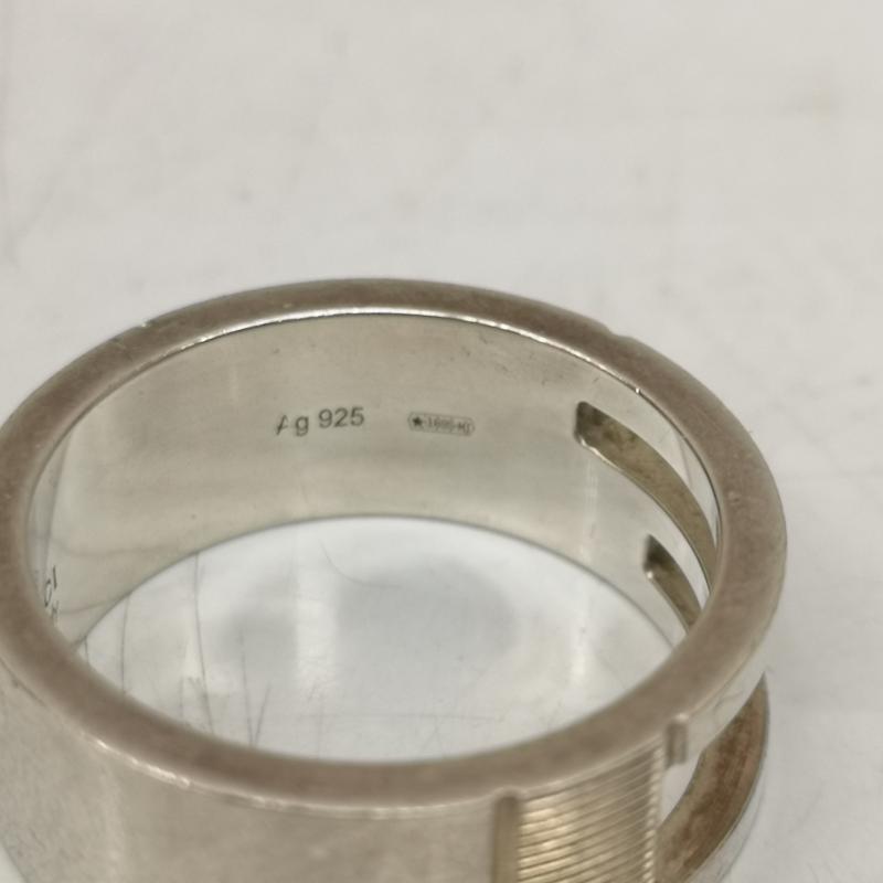グッチ GUCCI アクセサリー 指輪 ブランデットG リング シルバー925 1695 18号 - 銀 / シルバー / silver color メンズ USED 古着 中古 50163047