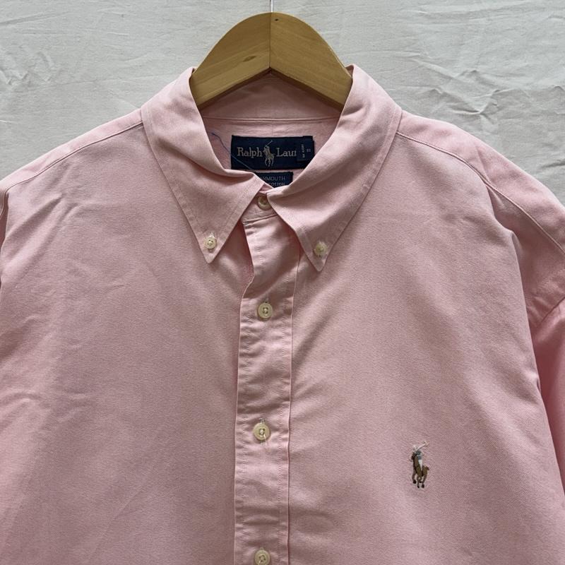 ラルフローレン RALPHLAUREN シャツ、ブラウス 長袖 90年代 ビンテージ ジャマイカ製 YARMOUTH オックスフォード ボタンダウン シャツ 90s - 桃 / ピンク / pink メンズ USED 古着 中古 50163050