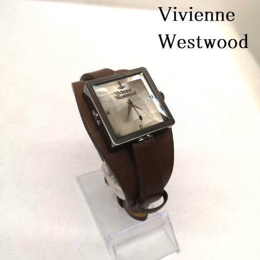 ヴィヴィアンウエストウッド Vivienne Westwood 腕時計 アナログ（クォーツ式） アナログ 腕時計 オーブ スクエア - 茶 / ブラウン / brown レディース USED 古着 中古 50163052