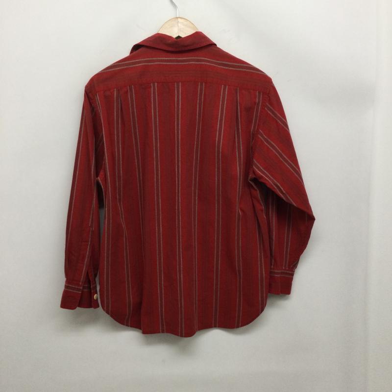 ラルフローレン RALPHLAUREN シャツ、ブラウス 長袖 ポロラルフローレン カントリー　長袖シャツ 7 ストライプ 赤 / レッド / red レディース USED 古着 中古 50163070