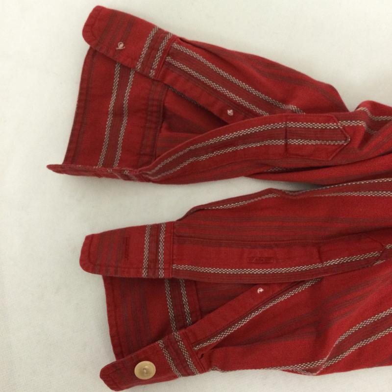 ラルフローレン RALPHLAUREN シャツ、ブラウス 長袖 ポロラルフローレン カントリー　長袖シャツ 7 ストライプ 赤 / レッド / red レディース USED 古着 中古 50163070