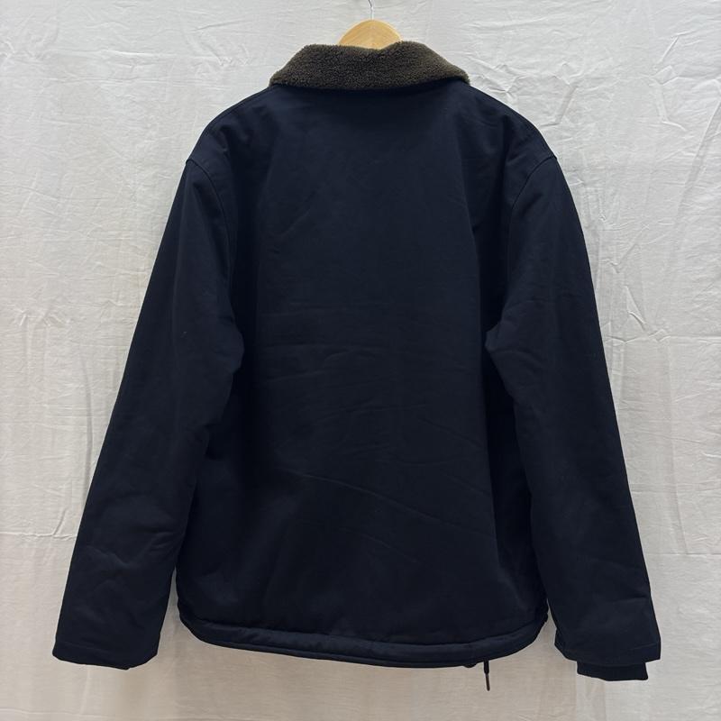 古着 USED ジャケット、上着 ジャンパー、ブルゾン N-1タイプ ミリタリー デッキ ジャケット 裏ボア ARMY プリント L 紺 / ネイビー / navy メンズ USED 古着 中古 50163084