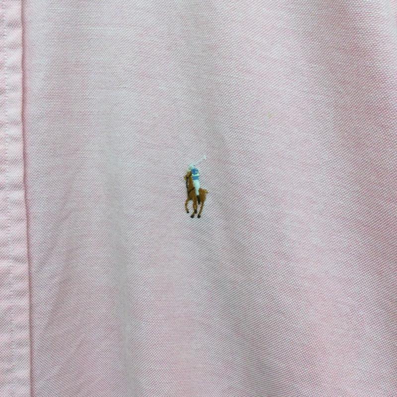 ラルフローレン RALPHLAUREN シャツ、ブラウス 長袖 ポロラルフローレン 長袖シャツ　BIG OXFORD 4 無地 桃 / ピンク / pink メンズ USED 古着 中古 50163087