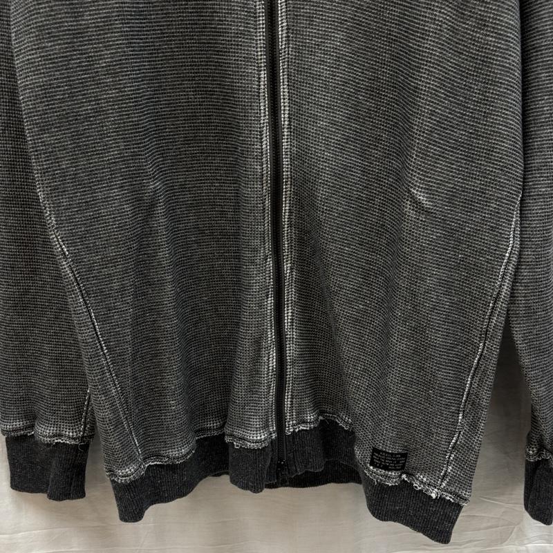 ディーゼル DIESEL ジャケット、上着 ジャンパー、ブルゾン ショールカラー ジップアップ サーマル ニット ジャケット XL メンズ USED 古着 中古 50163088