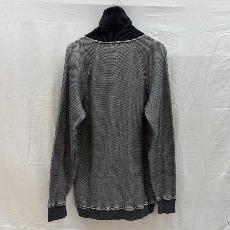 ディーゼル DIESEL ジャケット、上着 ジャンパー、ブルゾン ショールカラー ジップアップ サーマル ニット ジャケット XL メンズ USED 古着 中古 50163088