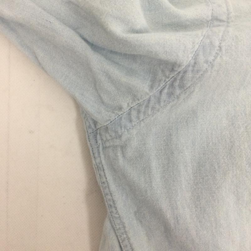 ラルフローレン RALPHLAUREN シャツ、ブラウス 長袖 ポロラルフローレン 長袖シャツ　MADE IN USA XL 無地 水色 / ライトブルー / メンズ USED 古着 中古 50163090