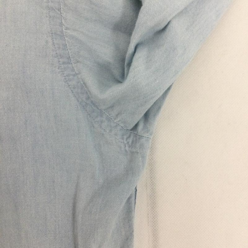 ラルフローレン RALPHLAUREN シャツ、ブラウス 長袖 ポロラルフローレン 長袖シャツ　MADE IN USA XL 無地 水色 / ライトブルー / メンズ USED 古着 中古 50163090