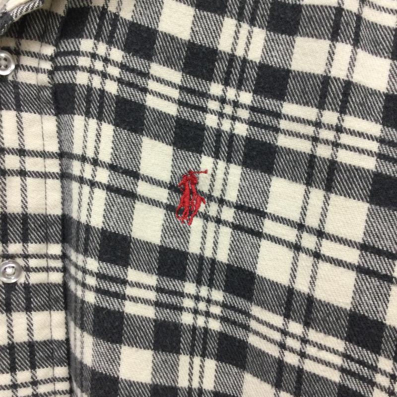 ラルフローレン RALPHLAUREN シャツ、ブラウス 長袖 ポロラルフローレン 長袖シャツ　MADE IN USA M チェック 灰 / グレー / gray メンズ USED 古着 中古 50163095