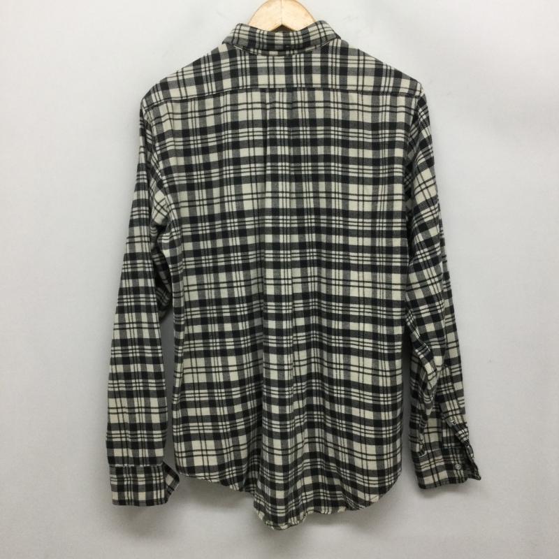 ラルフローレン RALPHLAUREN シャツ、ブラウス 長袖 ポロラルフローレン 長袖シャツ　MADE IN USA M チェック 灰 / グレー / gray メンズ USED 古着 中古 50163095