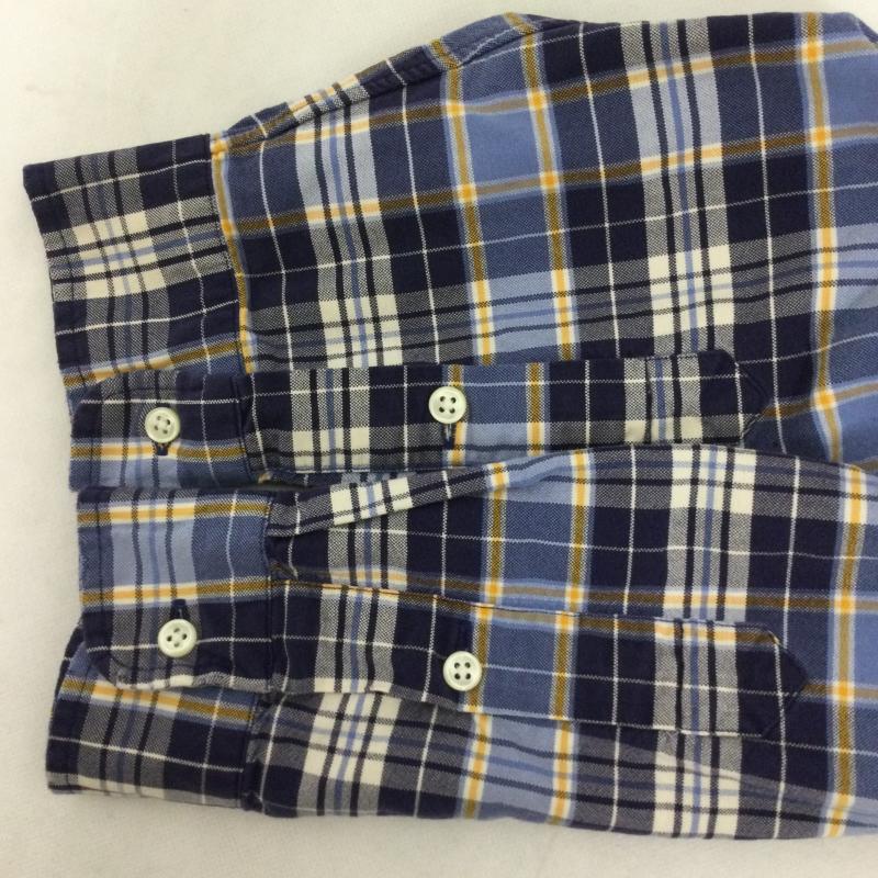 ラルフローレン RALPHLAUREN シャツ、ブラウス 長袖 ポロラルフローレン 長袖シャツ　BIG SHIRT L チェック 紺 / ネイビー / navy メンズ USED 古着 中古 50163098