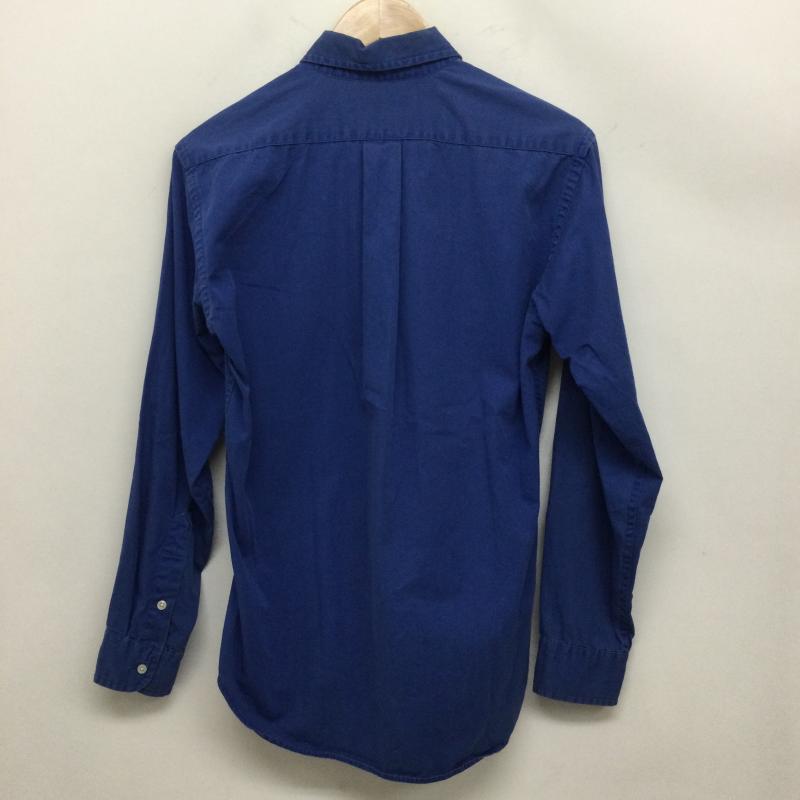 ラルフローレン RALPHLAUREN シャツ、ブラウス 長袖 ポロラルフローレン 長袖シャツ　ボタンダウン L 無地 青 / ブルー / blue レディース USED 古着 中古 50163099