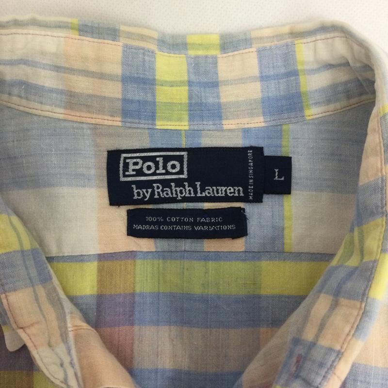 ラルフローレン RALPHLAUREN シャツ、ブラウス 長袖 ポロラルフローレン 長袖シャツ L チェック マルチカラー / マルチカラー / multicolor レディース USED 古着 中古 50163101