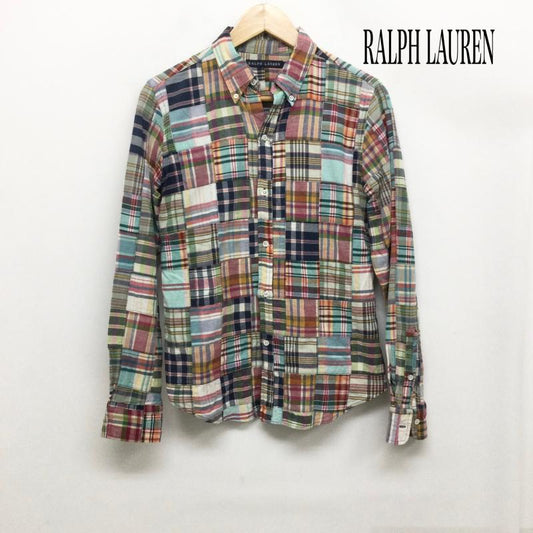 ラルフローレン RALPHLAUREN シャツ、ブラウス 長袖 ポロラルフローレン 長袖シャツ　ボタンダウン 7 チェック マルチカラー / マルチカラー / multicolor レディース USED 古着 中古 50163102
