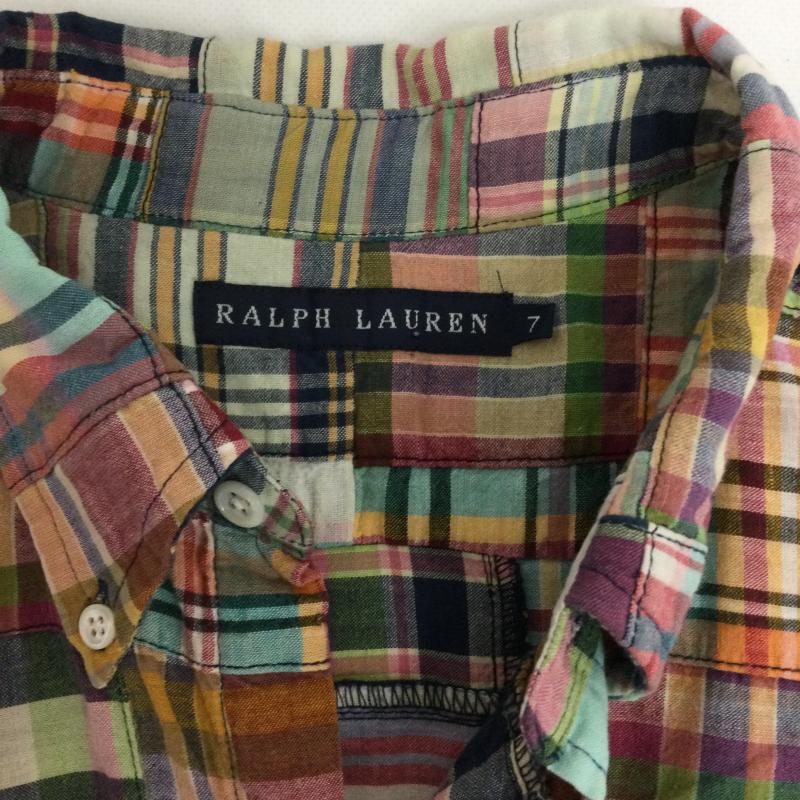 ラルフローレン RALPHLAUREN シャツ、ブラウス 長袖 ポロラルフローレン 長袖シャツ　ボタンダウン 7 チェック マルチカラー / マルチカラー / multicolor レディース USED 古着 中古 50163102