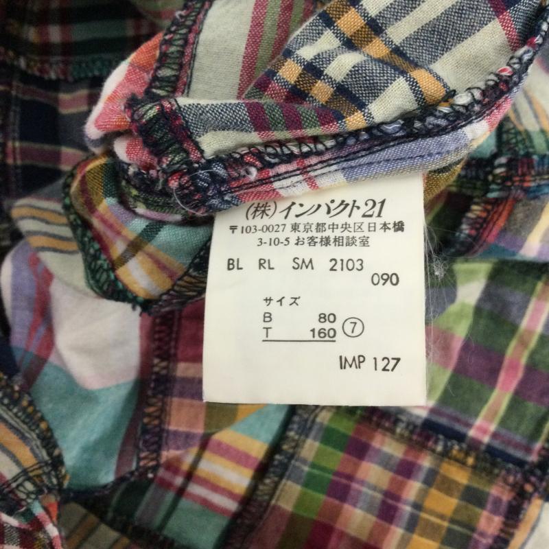 ラルフローレン RALPHLAUREN シャツ、ブラウス 長袖 ポロラルフローレン 長袖シャツ　ボタンダウン 7 チェック マルチカラー / マルチカラー / multicolor レディース USED 古着 中古 50163102