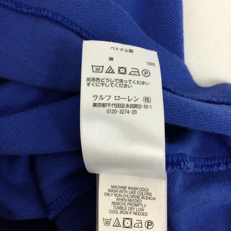 ラルフローレン RALPHLAUREN ポロシャツ 半袖 ポロラルフローレン ポロシャツ RL-93 S ロゴ、文字 青 / ブルー / blue メンズ USED 古着 中古 50163104