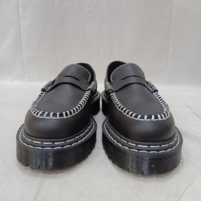 ドクターマーチン Dr.Martens ローファー ローファー PENTON BEX ホワイトダブルステッチ ローファー シューズ 43415001 us7 UK：5 無地 黒 / ブラック / black レディース USED 古着 中古 50163109