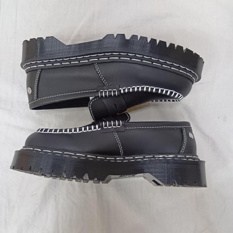 ドクターマーチン Dr.Martens ローファー ローファー PENTON BEX ホワイトダブルステッチ ローファー シューズ 43415001 us7 UK：5 無地 黒 / ブラック / black レディース USED 古着 中古 50163109