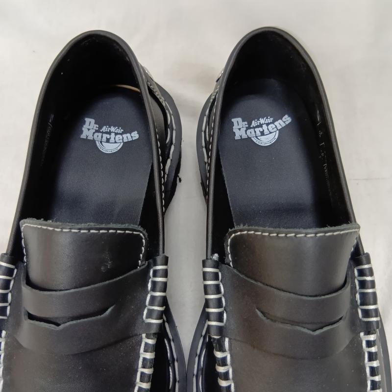 ドクターマーチン Dr.Martens ローファー ローファー PENTON BEX ホワイトダブルステッチ ローファー シューズ 43415001 us7 UK：5 無地 黒 / ブラック / black レディース USED 古着 中古 50163109