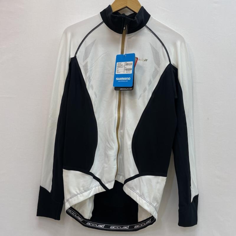 ＵＳＥＤ古着 USED/古着 ジャケット、上着 ジャンパー、ブルゾン SHIMANO ブランド ロゴ バイカラー デザイン 長袖 サイクル ジャージ M 無地 X ワンポイント X ロゴ、文字 白 / ホワイト / white X 黒 / ブラック / black メンズ USED 古着 中古 50163111