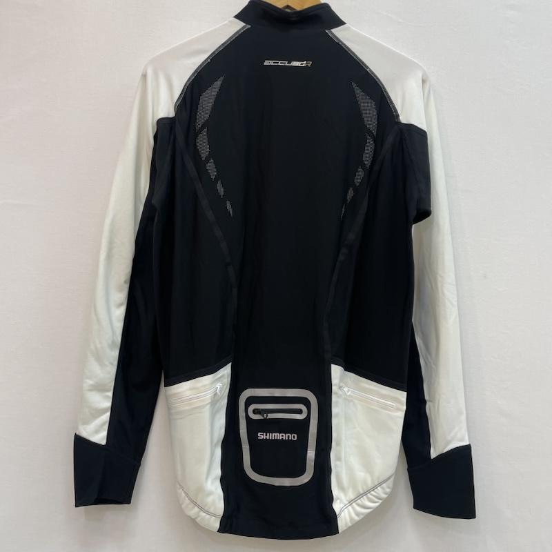 ＵＳＥＤ古着 USED/古着 ジャケット、上着 ジャンパー、ブルゾン SHIMANO ブランド ロゴ バイカラー デザイン 長袖 サイクル ジャージ M 無地 X ワンポイント X ロゴ、文字 白 / ホワイト / white X 黒 / ブラック / black メンズ USED 古着 中古 50163111