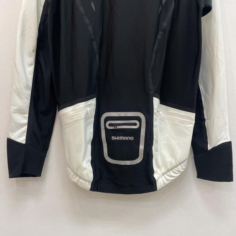 ＵＳＥＤ古着 USED/古着 ジャケット、上着 ジャンパー、ブルゾン SHIMANO ブランド ロゴ バイカラー デザイン 長袖 サイクル ジャージ M 無地 X ワンポイント X ロゴ、文字 白 / ホワイト / white X 黒 / ブラック / black メンズ USED 古着 中古 50163111
