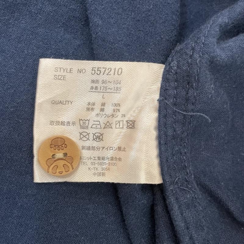 ＵＳＥＤ古着 USED/古着 シャツ、ブラウス 半袖 PANDIESTA パンディエスタ パンダ 刺繍 迷彩 柄 胸ポケット ピンストライプ 半袖 シャツ L ストライプ X キャラクター X 刺繍 紺 / ネイビー / navy メンズ USED 古着 中古 50163115