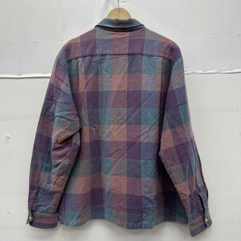 シュプリーム Supreme シャツ、ブラウス 長袖 21FW Plaid Flannel Shirt フランネル チェック シャツ M マルチカラー / マルチカラー / multicolor X 紫 / パープル / purple メンズ USED 古着 中古 50163121