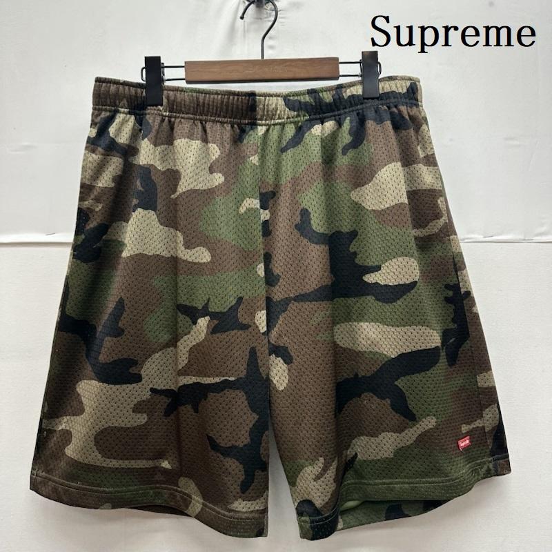シュプリーム Supreme パンツ ショートパンツ 26SS Small Box Baggy Mesh Short カモ メッシュ ハーフ パンツ L カモフラージュ柄・迷彩 マルチカラー / マルチカラー / multicolor X カーキ / カーキ / khaki X カーキオリーブ / カーキオリーブ / メンズ USED 古着 中古 50163123