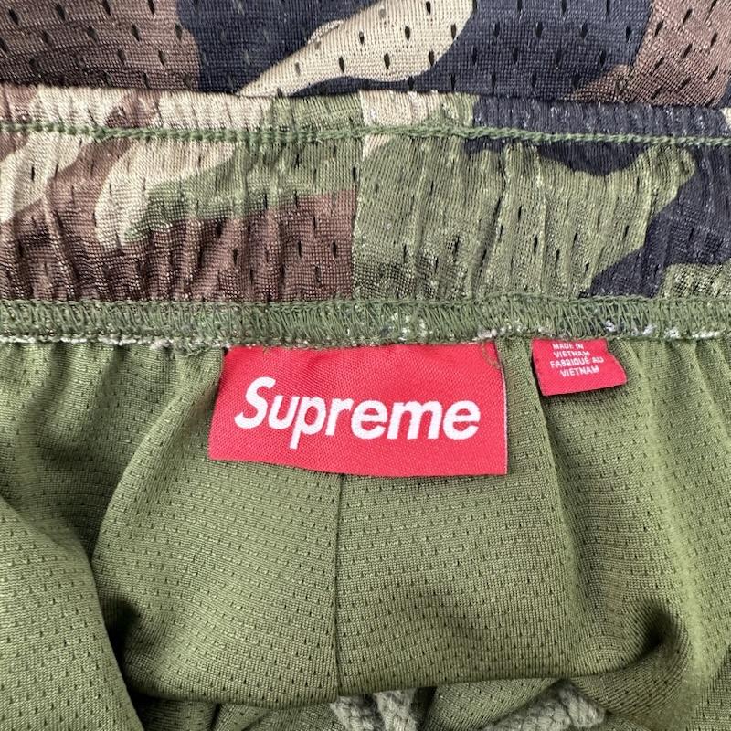 シュプリーム Supreme パンツ ショートパンツ 26SS Small Box Baggy Mesh Short カモ メッシュ ハーフ パンツ L カモフラージュ柄・迷彩 マルチカラー / マルチカラー / multicolor X カーキ / カーキ / khaki X カーキオリーブ / カーキオリーブ / メンズ USED 古着 中古 50163123