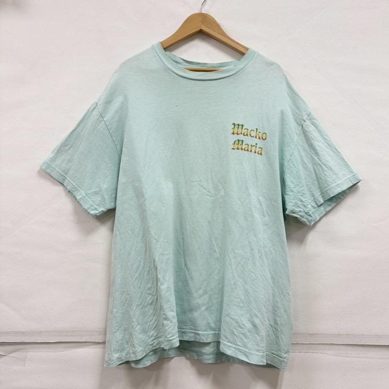 ワコマリア WACKO MARIA Tシャツ 半袖 22SS-WMT-TEE01 RUDE 半袖 マリア様 ロゴ 両面 プリント Tシャツ ルード XL ロゴ、文字 X プリント 水色 / ライトブルー / X マルチカラー / マルチカラー / multicolor メンズ USED 古着 中古 50163127