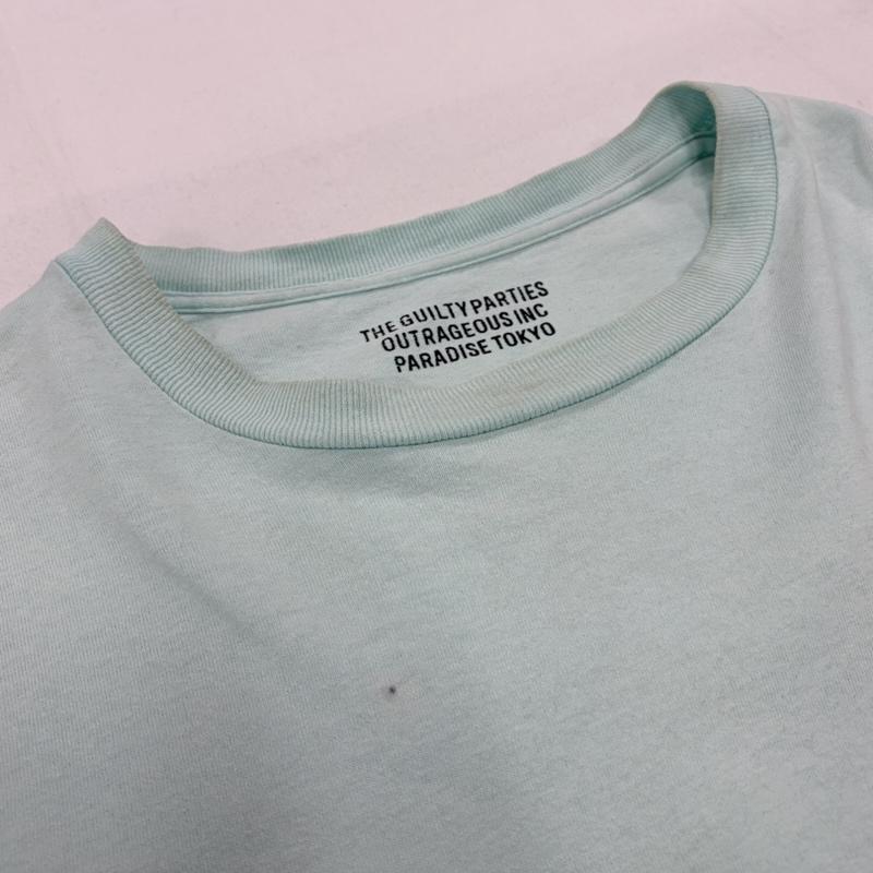 ワコマリア WACKO MARIA Tシャツ 半袖 22SS-WMT-TEE01 RUDE 半袖 マリア様 ロゴ 両面 プリント Tシャツ ルード XL ロゴ、文字 X プリント 水色 / ライトブルー / X マルチカラー / マルチカラー / multicolor メンズ USED 古着 中古 50163127