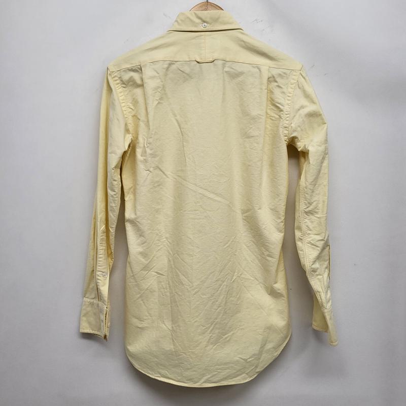 トムブラウン THOM BROWNE シャツ、ブラウス 長袖 オックスフォードシャツ サイズO USA製 - 黄 / イエロー / yellow メンズ USED 古着 中古 50163131
