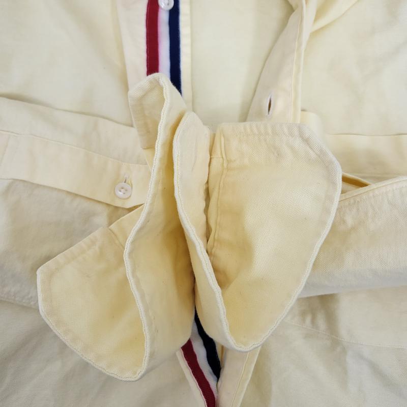 トムブラウン THOM BROWNE シャツ、ブラウス 長袖 オックスフォードシャツ サイズO USA製 - 黄 / イエロー / yellow メンズ USED 古着 中古 50163131