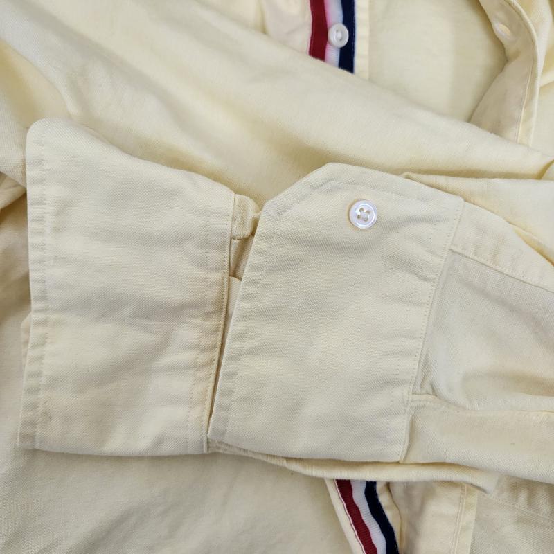 トムブラウン THOM BROWNE シャツ、ブラウス 長袖 オックスフォードシャツ サイズO USA製 - 黄 / イエロー / yellow メンズ USED 古着 中古 50163131
