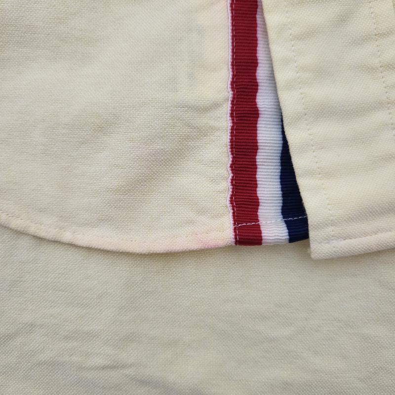 トムブラウン THOM BROWNE シャツ、ブラウス 長袖 オックスフォードシャツ サイズO USA製 - 黄 / イエロー / yellow メンズ USED 古着 中古 50163131