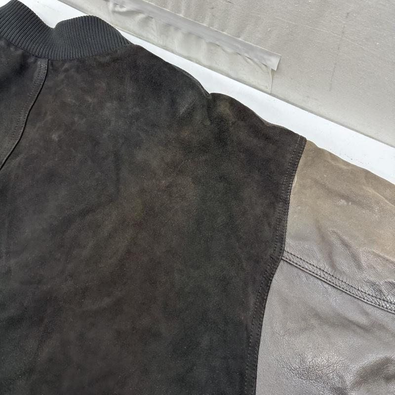 古着 USED ジャケット、上着 ジャンパー、ブルゾン GECKO プリント レザー ジャケット スタジャン - 黒 / ブラック / black メンズ USED 古着 中古 50163133